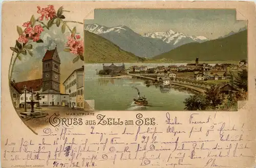 Gruss aus Zell am See - Litho -403460