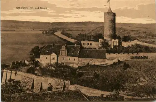 Saaleck/Sachsen-Anhalt - Burgruine Schönburg a.d. Saale -330254