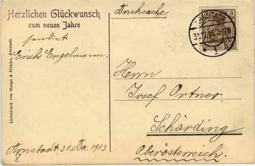 Arnstadt/Thür. - Blick vom Schlossturm auf die Alteburg -330736