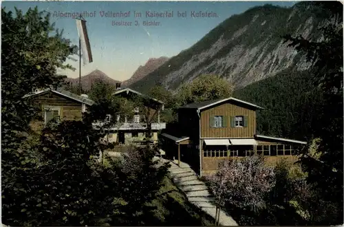 Kufstein, Kaisergebirge und Umgebung/Tirol - Alpengasthof Veitenhof im Kaisertal -330808