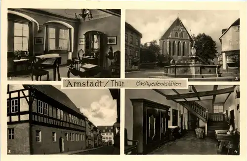 Arnstadt/Thüri. - Bachgedenkstätten, div.Bilder -331506