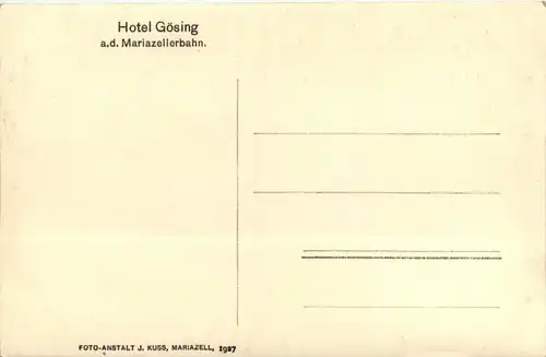 Hotel Gösing an der Mariazellerbahn -403606