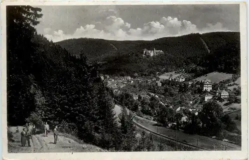 Leutenberg/Thür. - Blick vom neuen Weg -330460