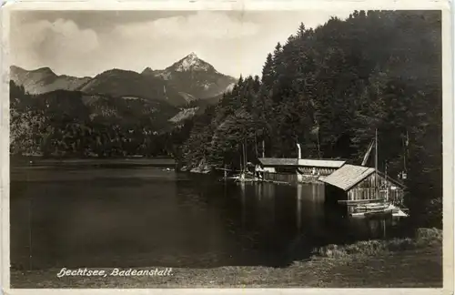 Kufstein, Kaiserbebirge und Umgebung/Tirol - Hechtsee, Badeanstalt -329948