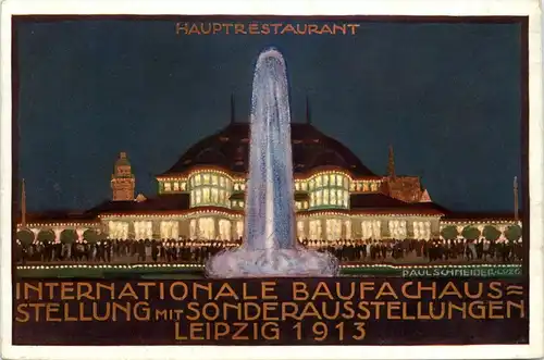 Leipzig - Baufachausstellung 1913 -403086