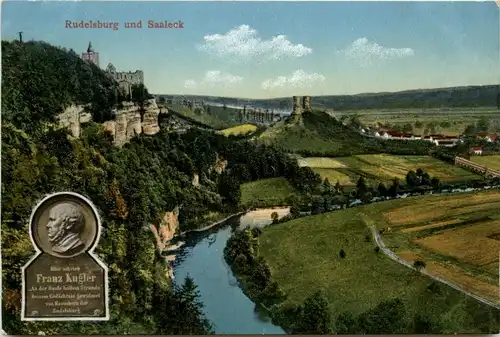Saaleck/Sachsen-Anhalt - Rudelsburg und Burg Saaleck -330240