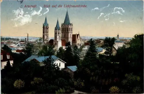 Arnstadt/Thür. - Blick auf die Liebfrauenkirche -330686