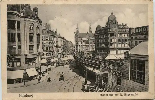 Hamburg - Hochbahn am Rödingsmarkt -330354