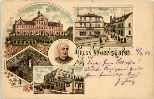 Gruss aus Woerishofen - Litho -403258