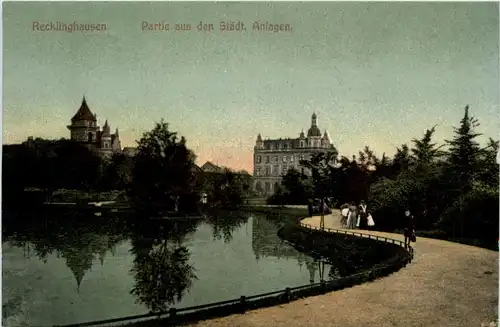 Recklinghausen - Partie aus den Städt. Anlagen -263100