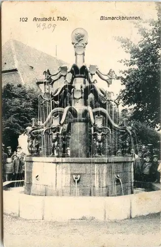 Arnstadt/Thür. - Bismarckbrunnen -331894