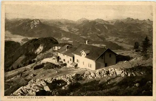 Kufstein, Kaisergebirge und Umgebung/Tirol - Vorderkaiserfelden-hütte -330832