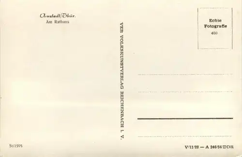 Arnstadt/Thür. - Am Rathaus -331970