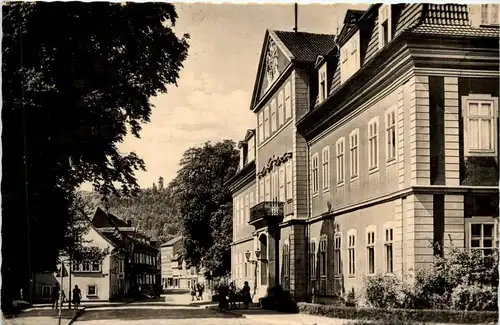 Arnstadt/Thüri. - Schloss mit Blick zur Alteburg -331554