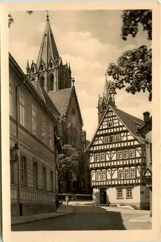 Arnstadt/Thür. - Partie an der Kirche -332046