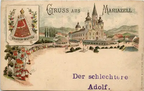 Gruss aus Mariazell - Litho -403520