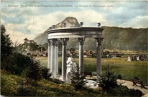 Kufstein, - mit dem Friedrich Liszt-Denkmal -330918