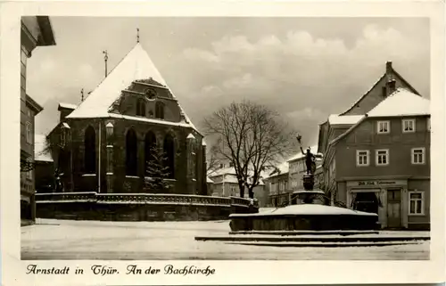 Arnstadt/Thüri. - An der Bachkirche -331594