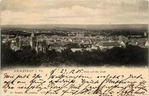 Arnstadt/Thür. - Blick auf die Stadt -330690