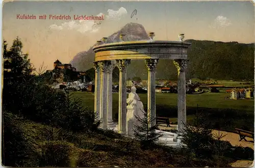 Kufstein, Kaisergebirge und Umgebung/Tirol - mit Friedrich Listdenkmal -330908