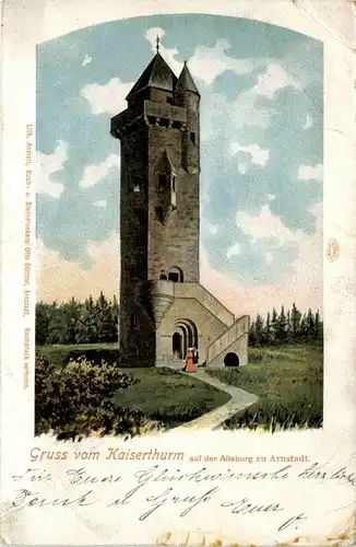 Arnstadt/Thür. - Auf der Alteburg, Kaiserturm -331806
