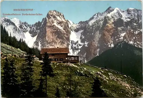 Kufstein, Kaisergebirge und Umgebung/Tirol - Vorderkaiserfelden-Hütte -330850