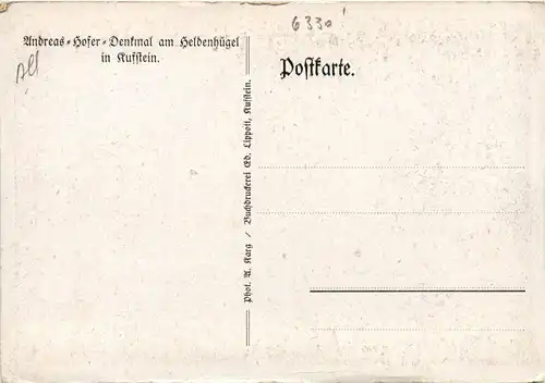 Kufstein - Andreas Hofer Denkmal am Heldenhügel -330948