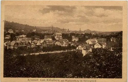 Arnstadt/Thür. - vom Kübelberg mit Wachsenburg im Hintergrund -330602