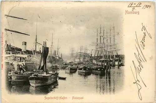 Hamburg - Segelschiff-hafen, Asiakai -330990