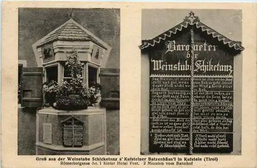 Kufstein, Kaisergebirge und Umgebung/Tirol - Weinstube Schicketanz -330954