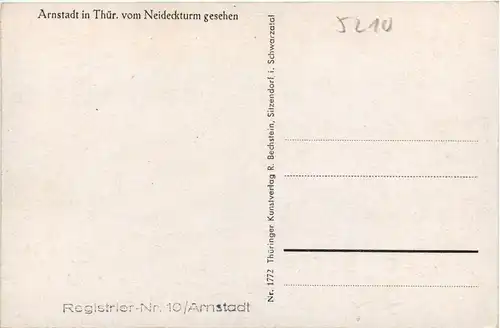 Arnstadt/Thür. - vom Neideckturm gesehen -330680