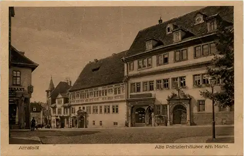 Arnstadt/Thür. - Alte Patrizierhäuser am Markt -331436