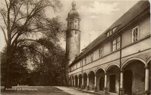 Arnstadt/Thür. - Amtshof mit Schlossturm -332080