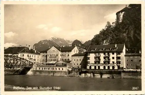 Kufstein, Kaisergebirge und Umgebung/Tirol - Inn mit Auracher Löchl -330904