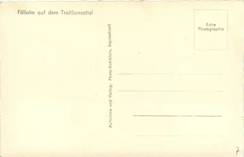 Föllalm auf dem Traithensattel -404062