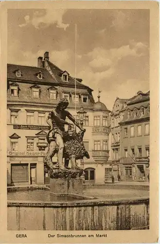 Gera - Der Simonbrunnen -404162