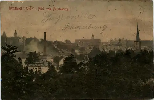 Arnstadt/Thür. - Blick vom Fürstenberg -330754