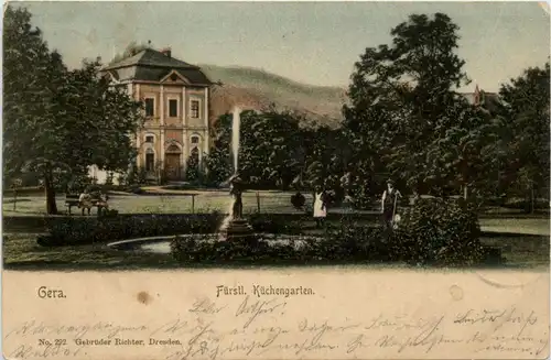 Gera - Fürstl. Küchengarten -404182