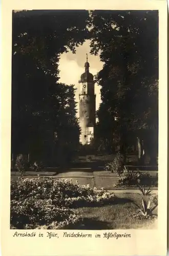 Arnstadt/Thüri. - Neideckturm im Schlossgarten -331660