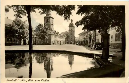 Arnstadt/Thür. - Blick zum Riedtor -332232