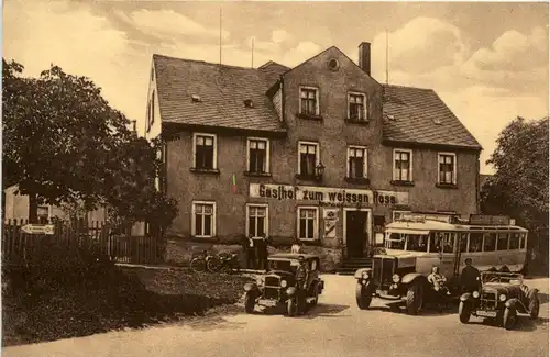 Claussnitz - Gruss aus Zum weissen Ross -403858