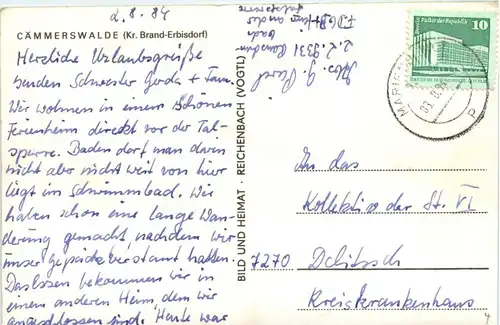 Cämmerswalde - Kr. Brand-Erbisdorf -404000