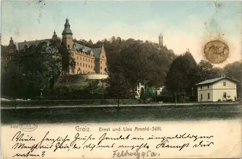 Greiz Ernst und Lina Arnold Stift -404588