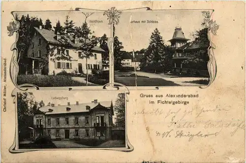 Gruss aus Alexandersbad im Fichtelgebirge -264554