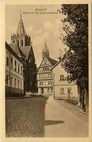 Arnstadt/Thüri. - Partie bei der Liebfrauenkirche -331688