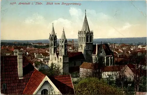 Arnstadt/Thür. - Blick vom Berggartenweg -332332