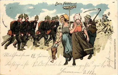 Beim Felddienst -264678