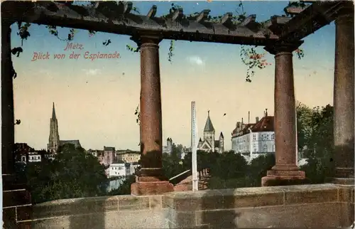 Metz - Blick von der Esplanade - Feldpost -403786