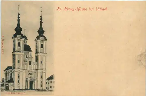 Villach/Kärnten - Kl. Kreuz-Kirche -323628