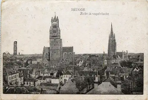 Brugge - Zicht in vogelvlucht -403912